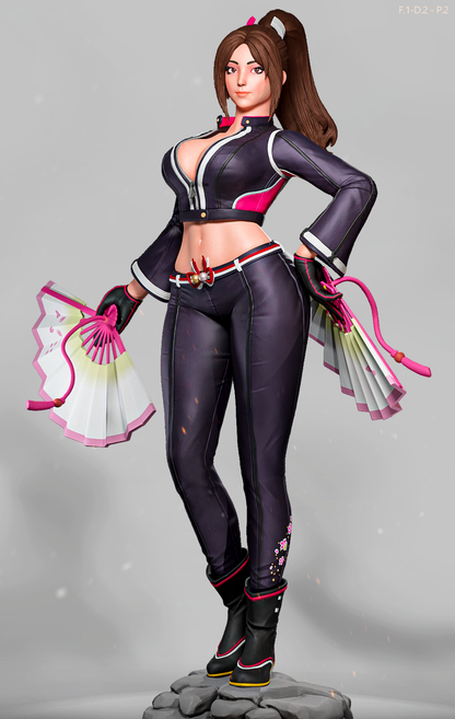 Mai Shiranui (Dress 2 Pose2) Statue 3D-Printed Kit