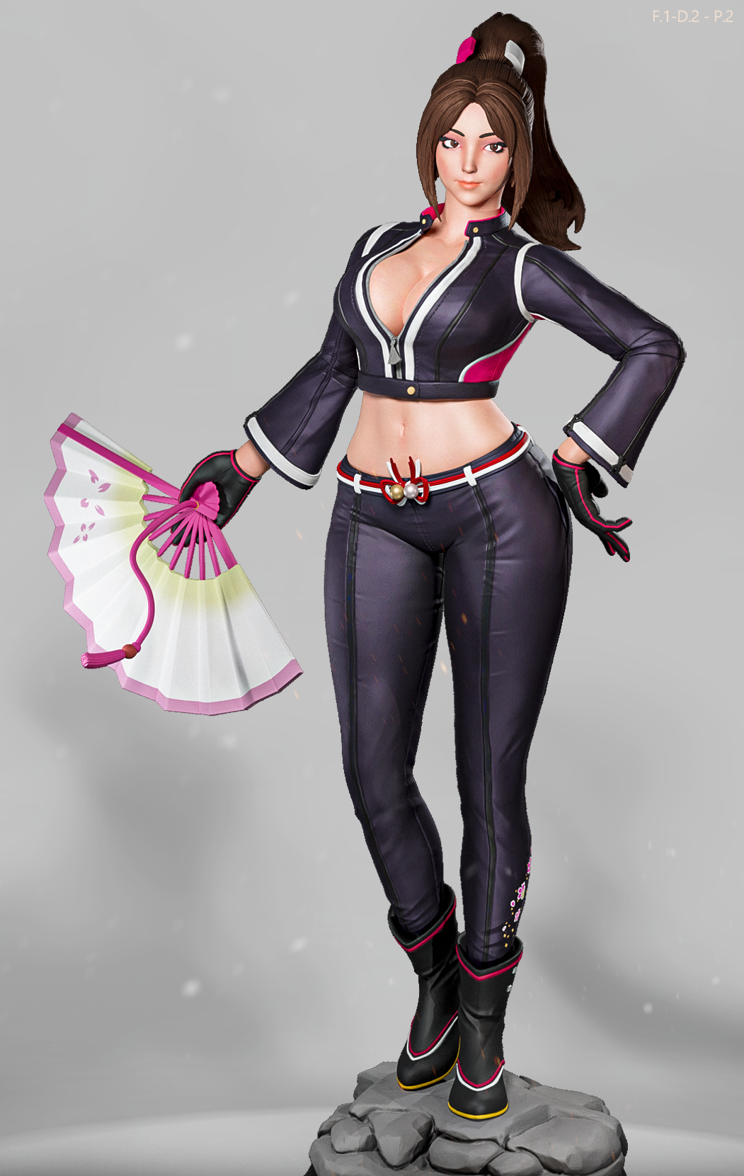 Mai Shiranui (Dress 2 Pose2) Statue 3D-Printed Kit
