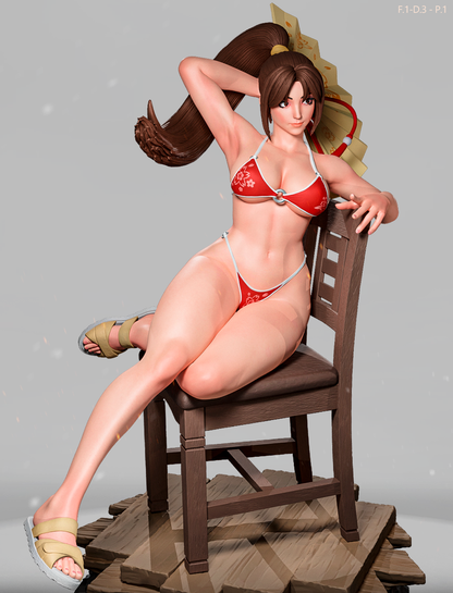 Mai Shiranui (Dress 3 Pose1) Statue 3D-Printed Kit