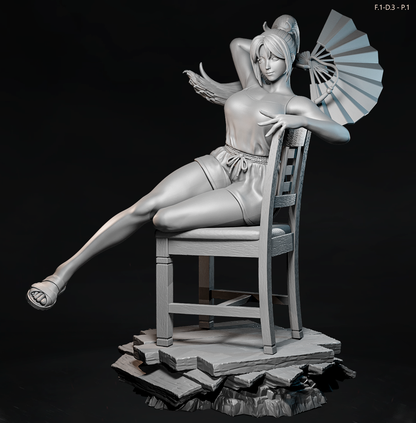 Mai Shiranui (Dress 3 Pose1) Statue 3D-Printed Kit