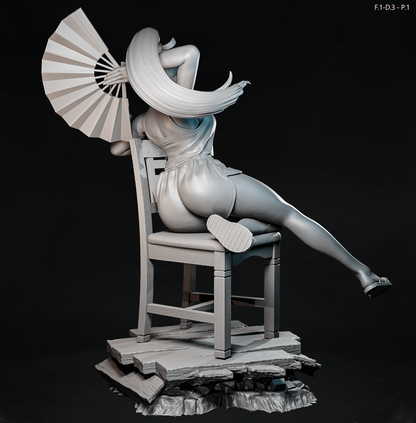 Mai Shiranui (Dress 3 Pose1) Statue 3D-Printed Kit