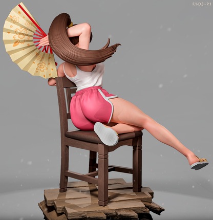 Mai Shiranui (Dress 3 Pose1) Statue 3D-Printed Kit