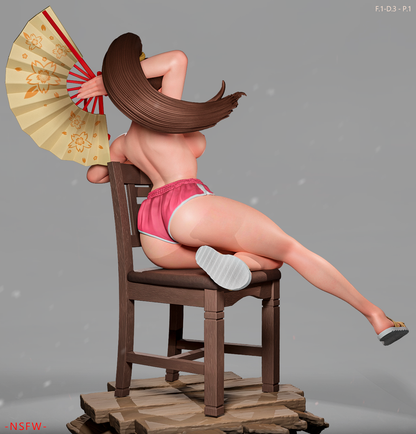 Mai Shiranui (Dress 3 Pose1) Statue 3D-Printed Kit