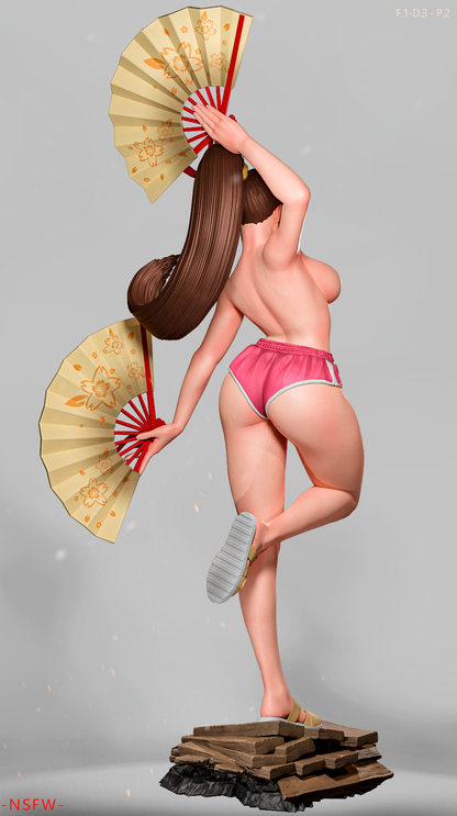 Mai Shiranui (Dress 3 Pose 2) Statue 3D-Printed Kit