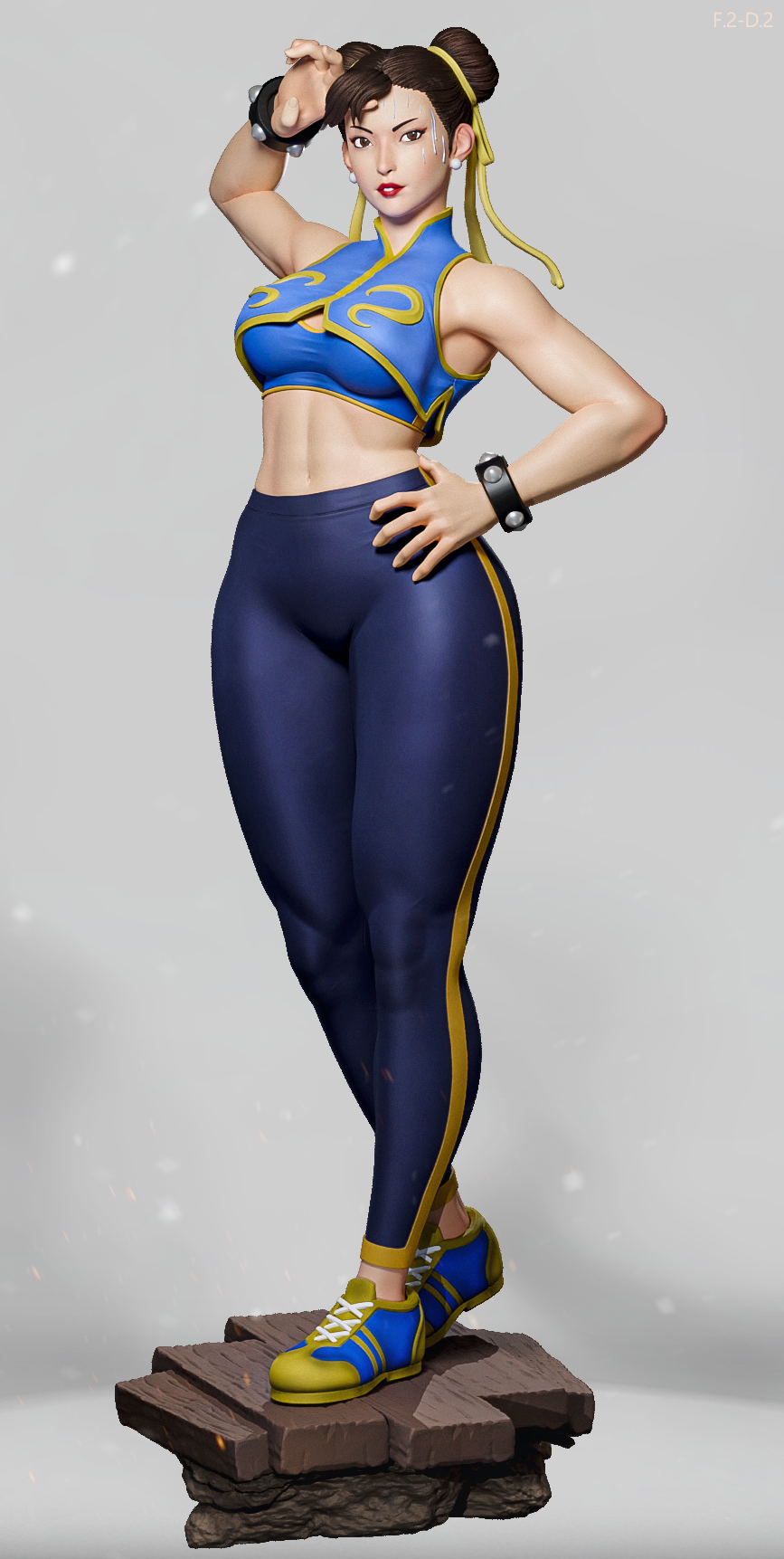 Chun-Li (Pose 2) Statue