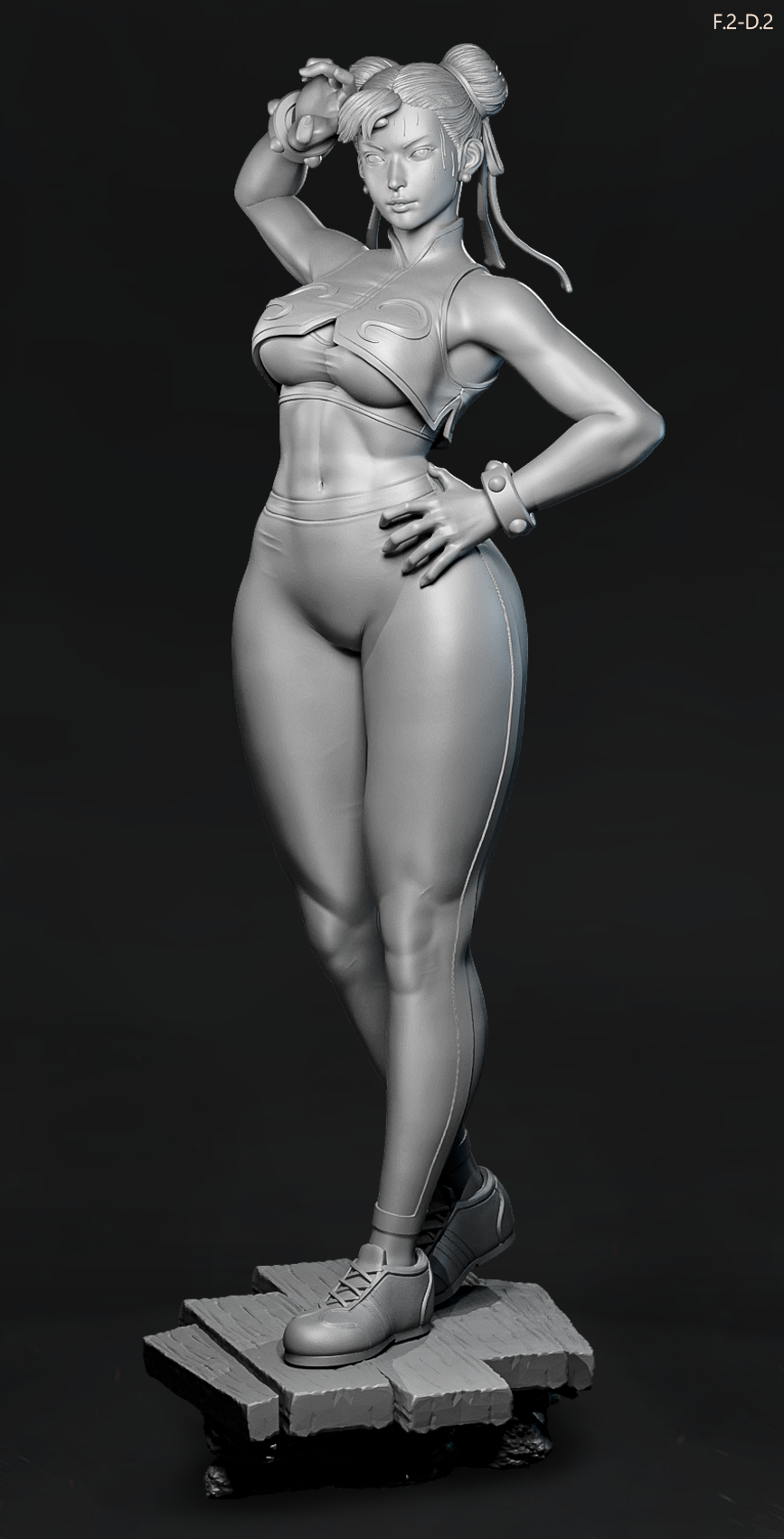 Chun-Li (Pose 2) Statue