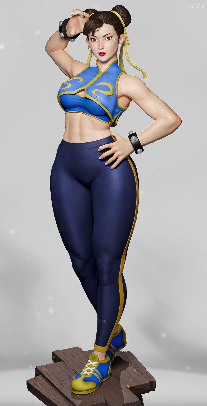 Chun-Li (Pose 2) Statue
