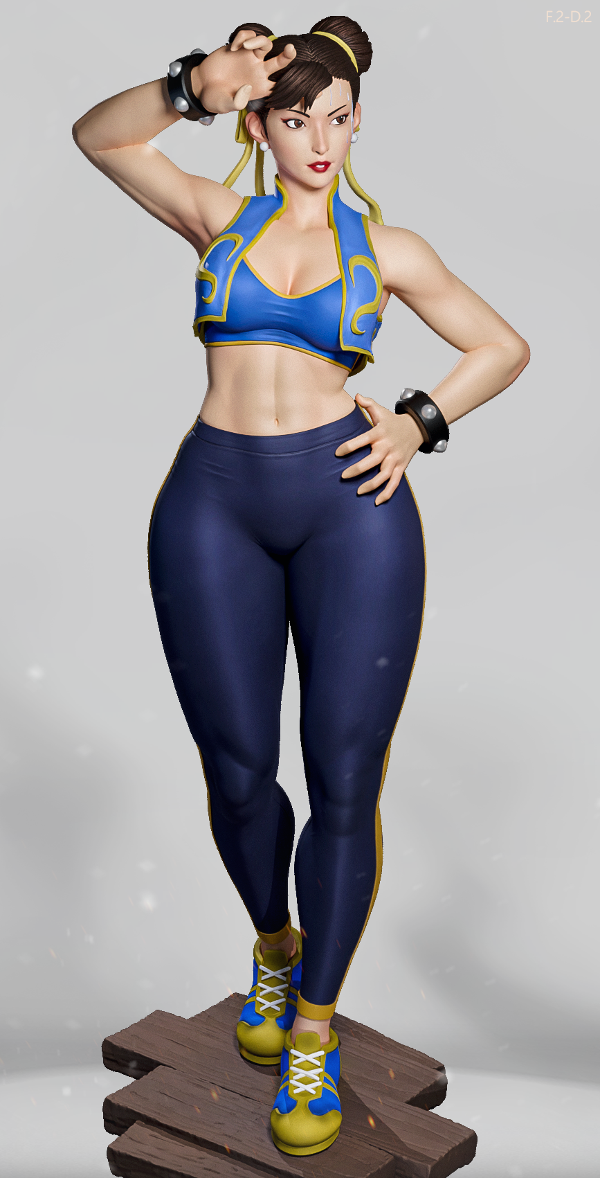 Chun-Li (Pose 2) Statue