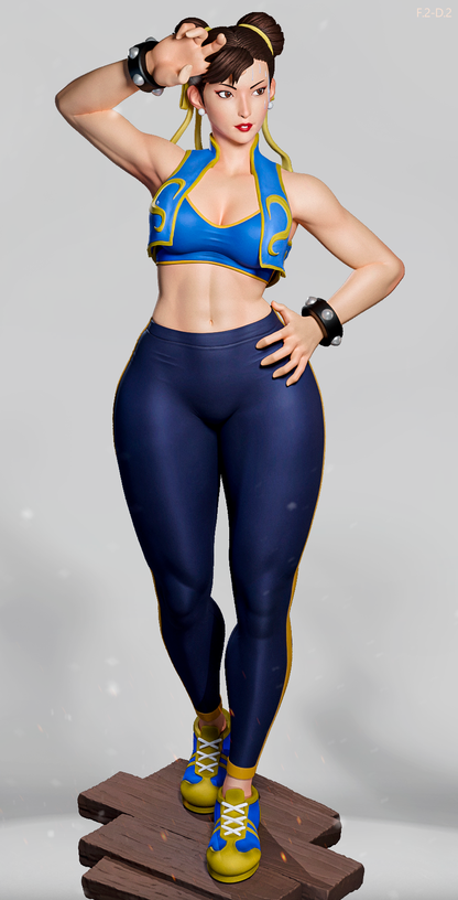 Chun-Li (Pose 2) Statue