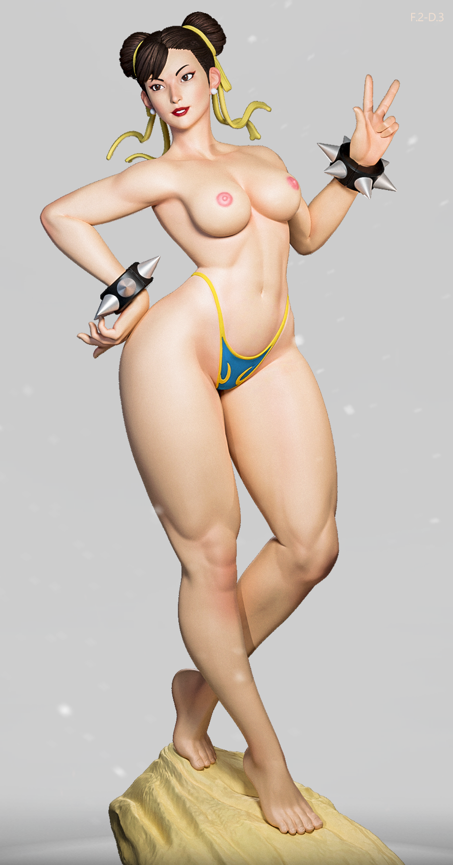 Chun-Li (Beach) Statue