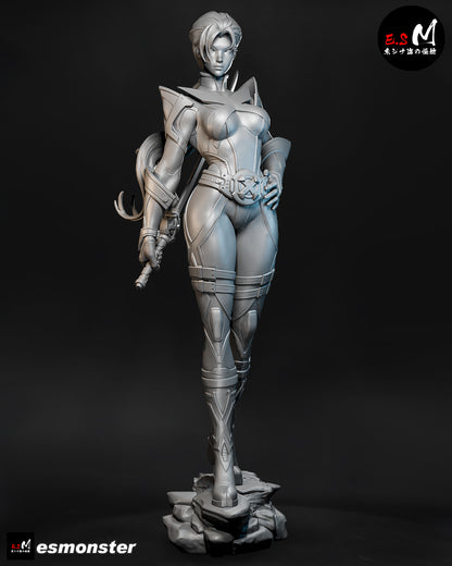 Psylocke (Pose 2) Statue 3D-Printed Kit