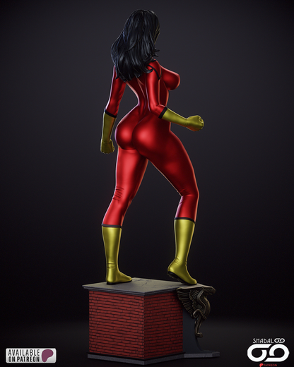 Spider-Woman Statue