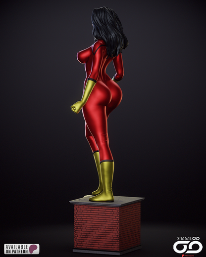 Spider-Woman Statue