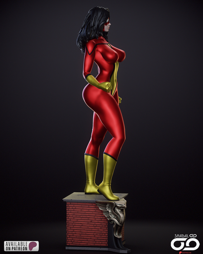 Spider-Woman Statue