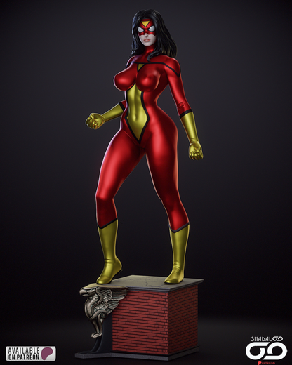 Spider-Woman Statue