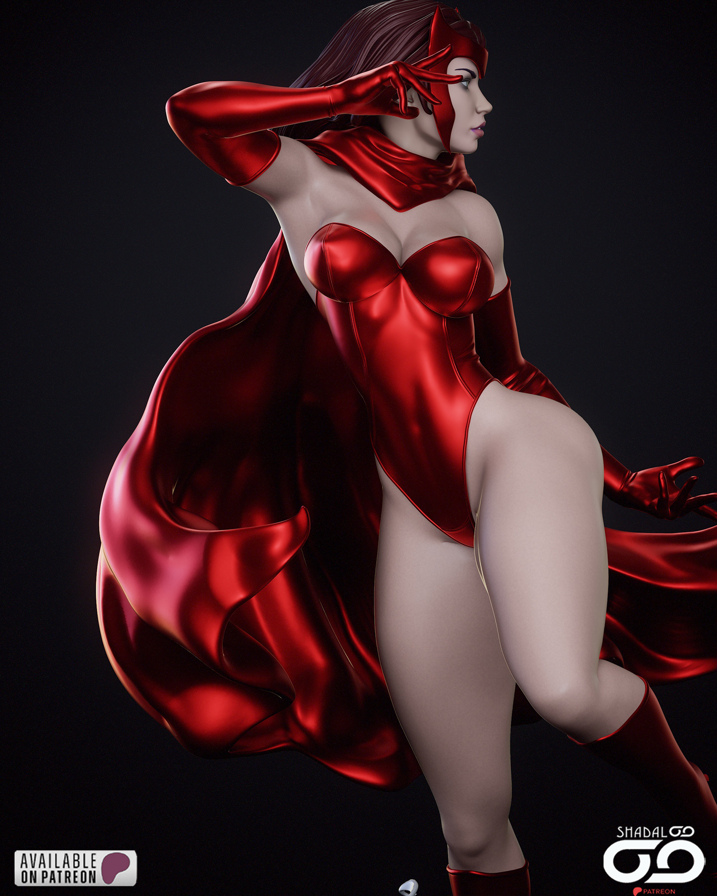 Scarlet Witch Statue