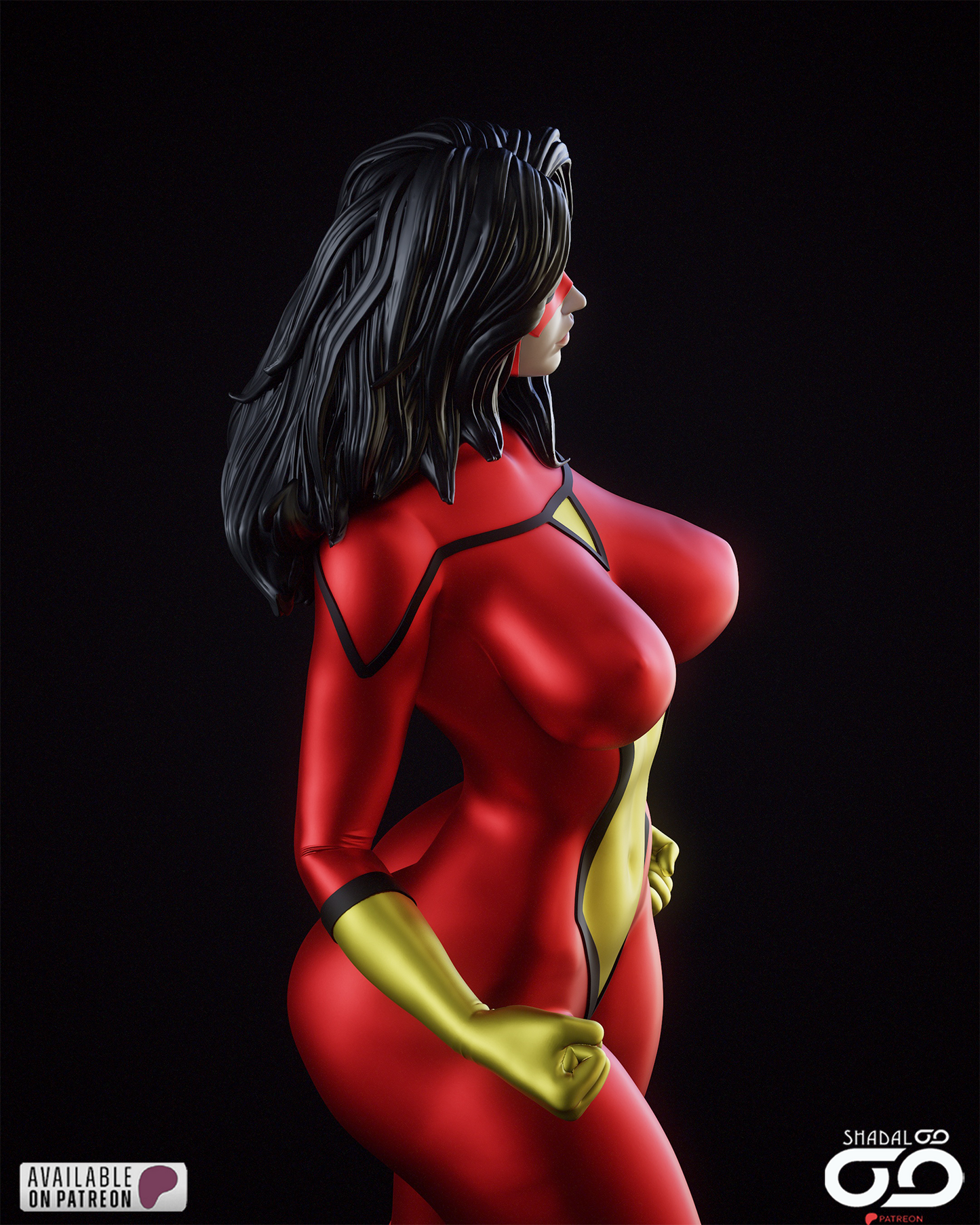 Spider-Woman Statue