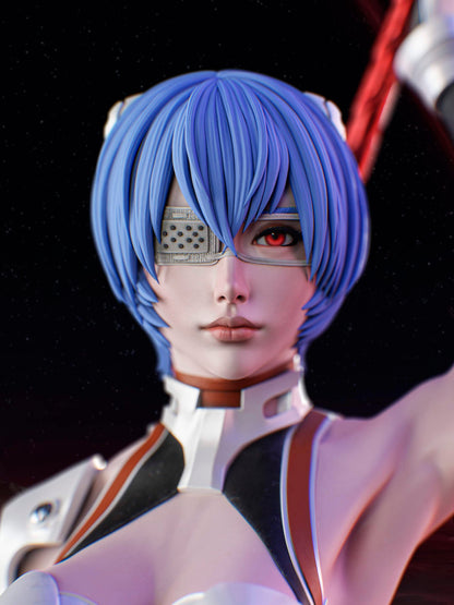 Rei Ayanami Statue 3D-Printed Kit