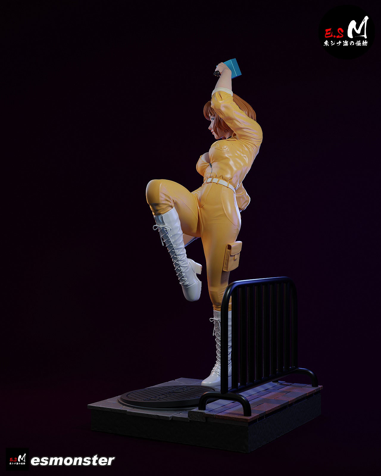 April O'Neil Statue 3D-Printed Kit