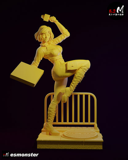 April O'Neil Statue 3D-Printed Kit