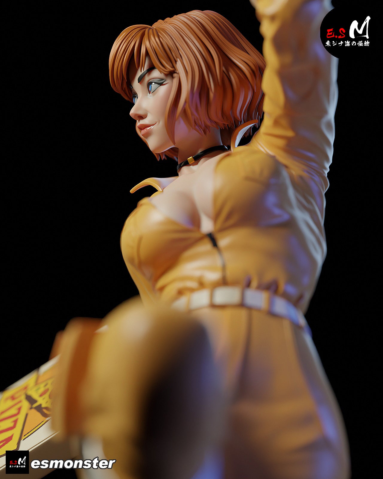April O'Neil Statue 3D-Printed Kit