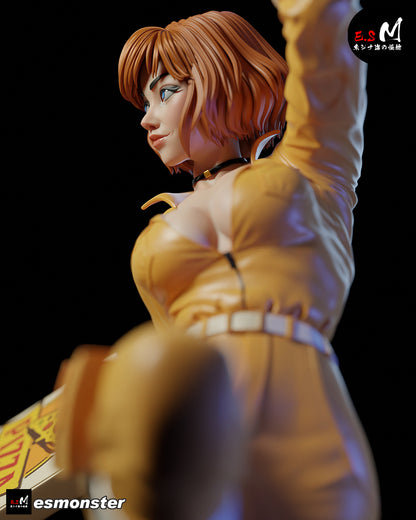 April O'Neil Statue 3D-Printed Kit