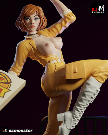 April O'Neil Statue 3D-Printed Kit