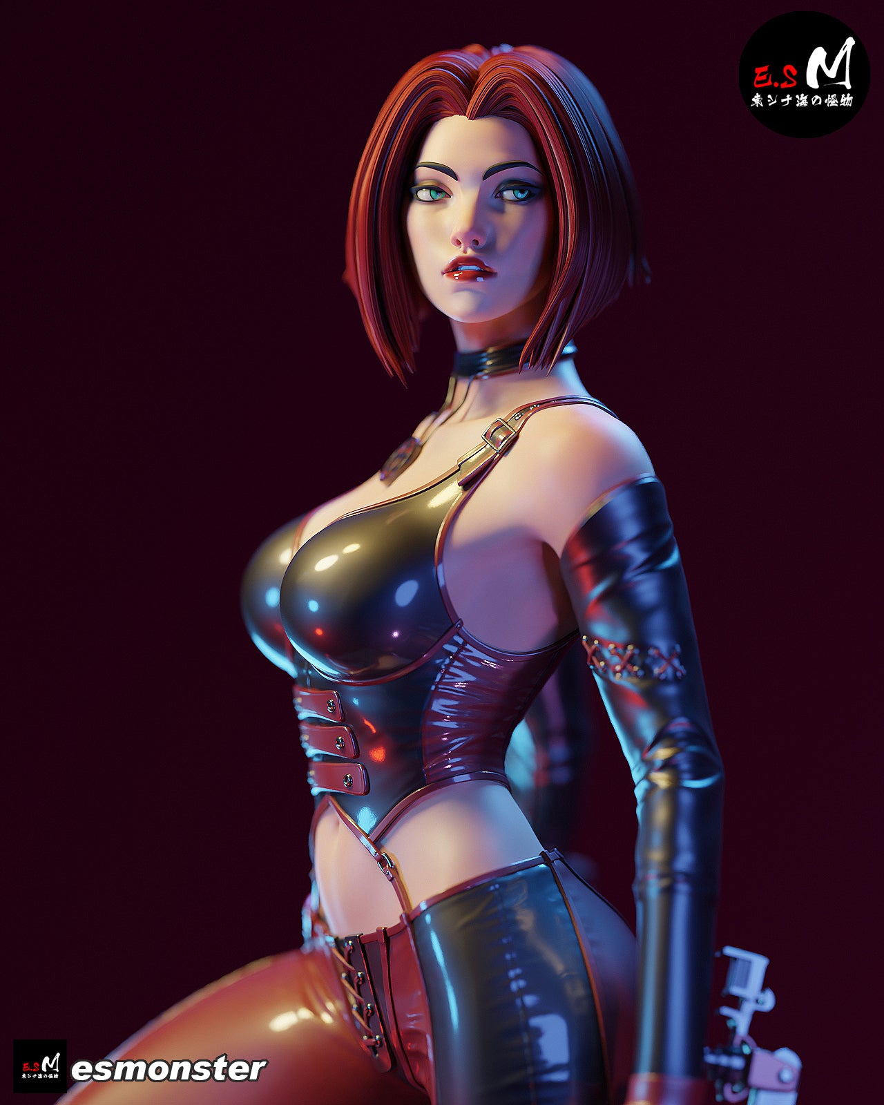Blood Rayne Statue 3D-Printed Kit