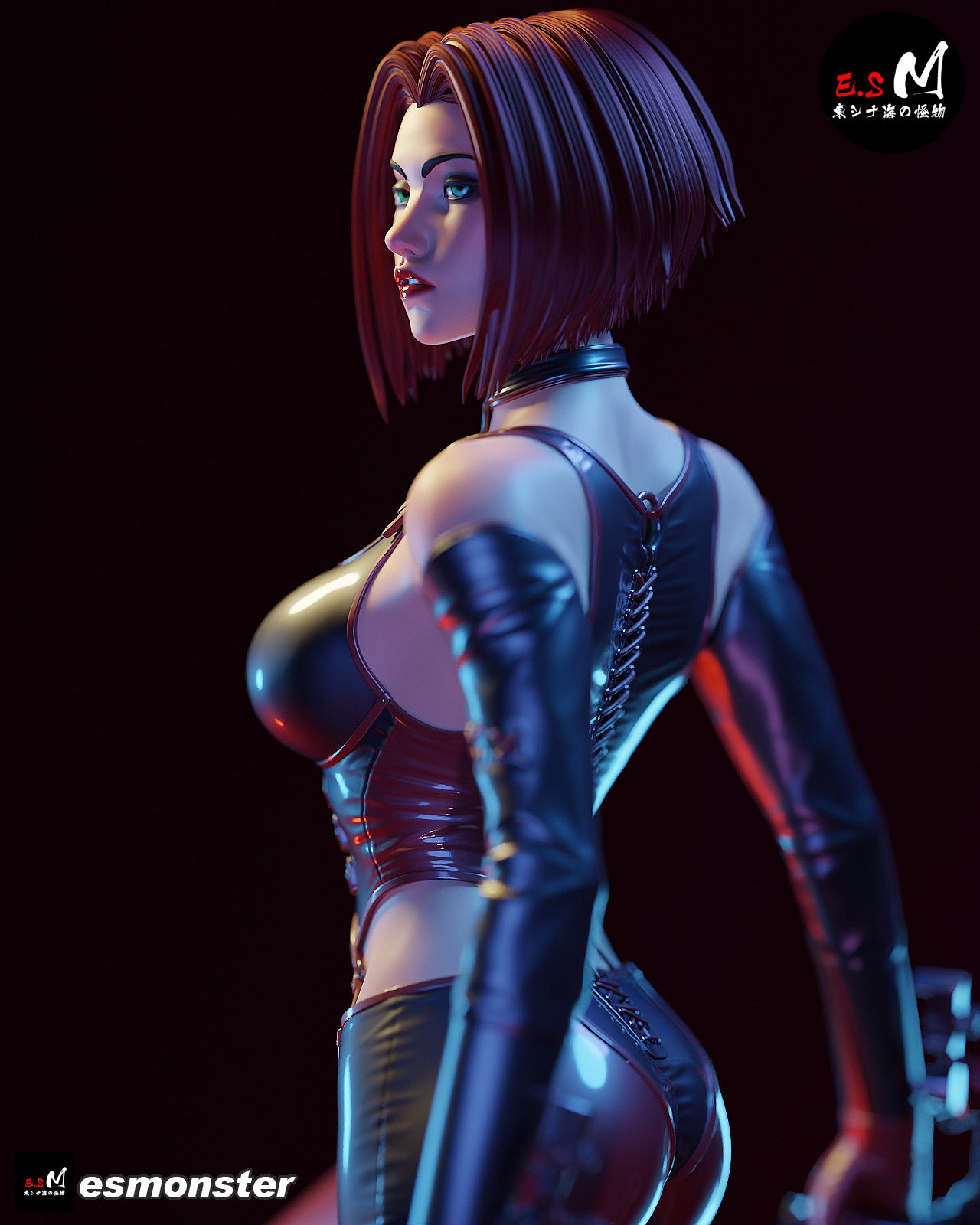 Blood Rayne Statue 3D-Printed Kit