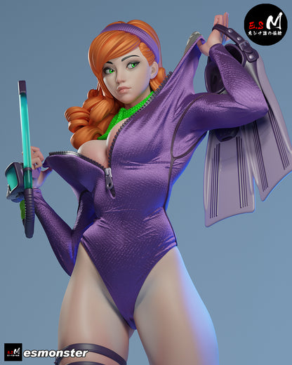 Daphne (Dive Suit) Statue