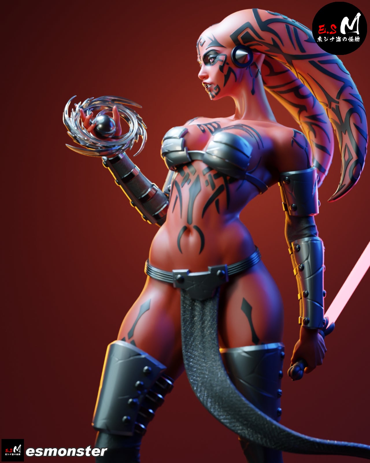 Darth Talon Statue 3D-Printed Kit