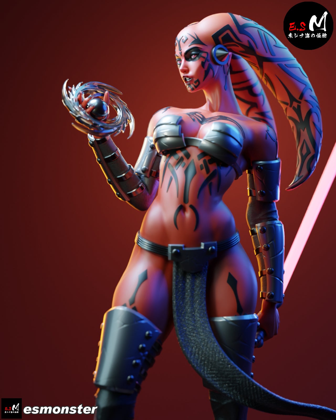 Darth Talon Statue 3D-Printed Kit