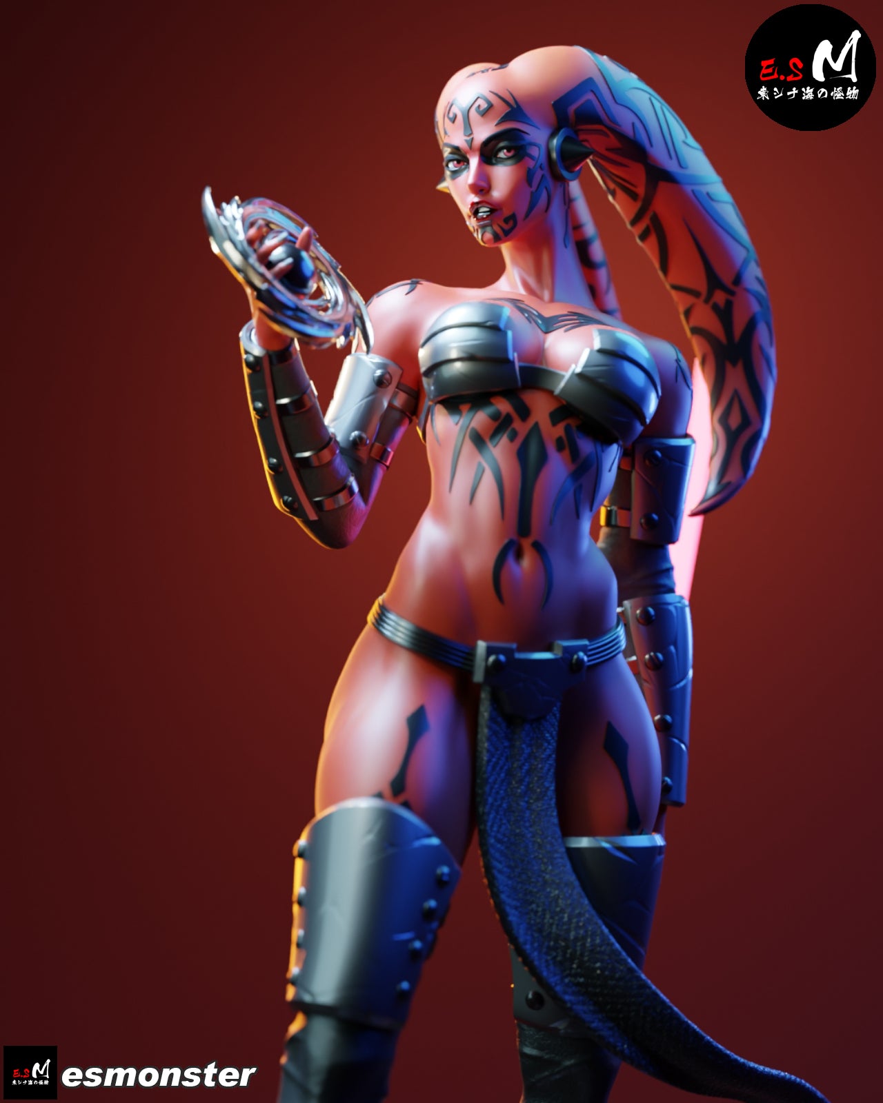 Darth Talon Statue 3D-Printed Kit