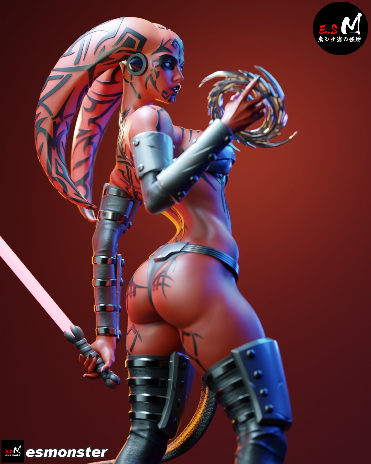 Darth Talon Statue 3D-Printed Kit