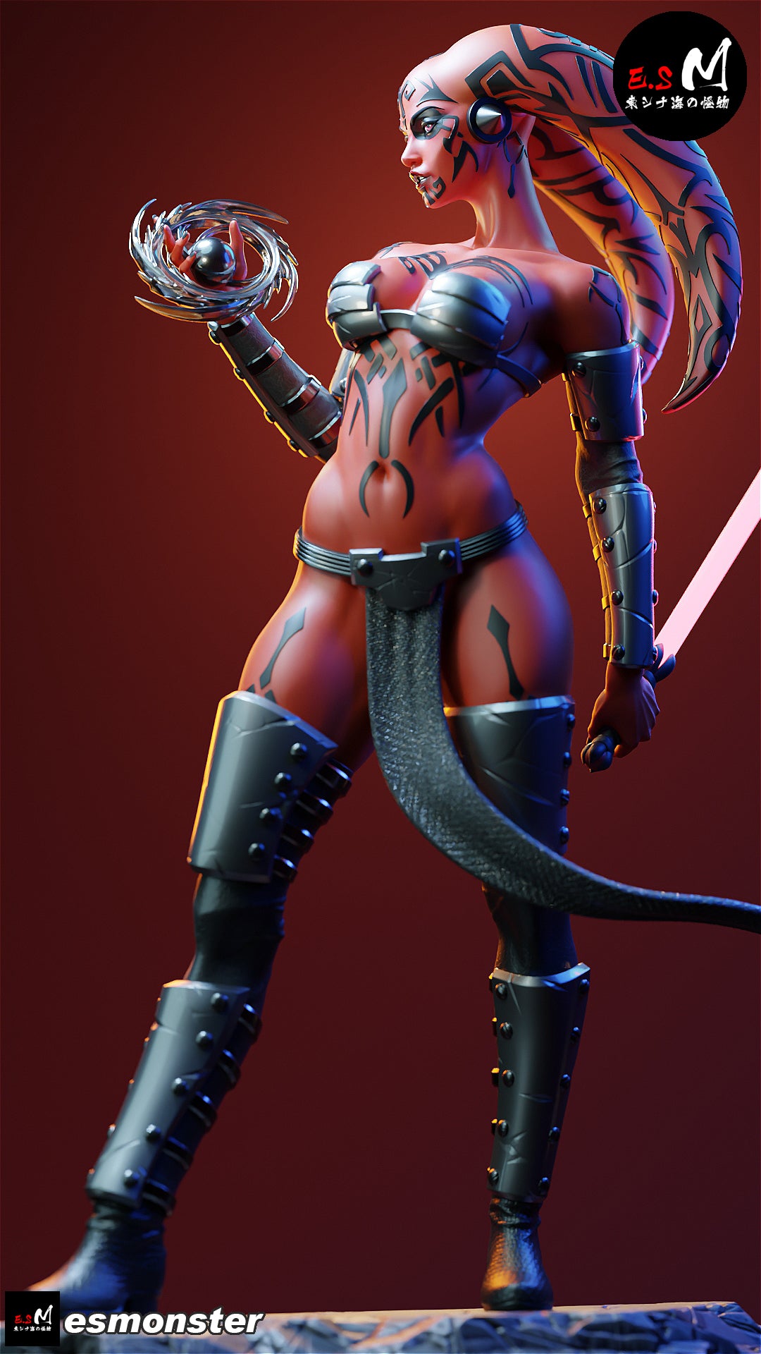 Darth Talon Statue 3D-Printed Kit