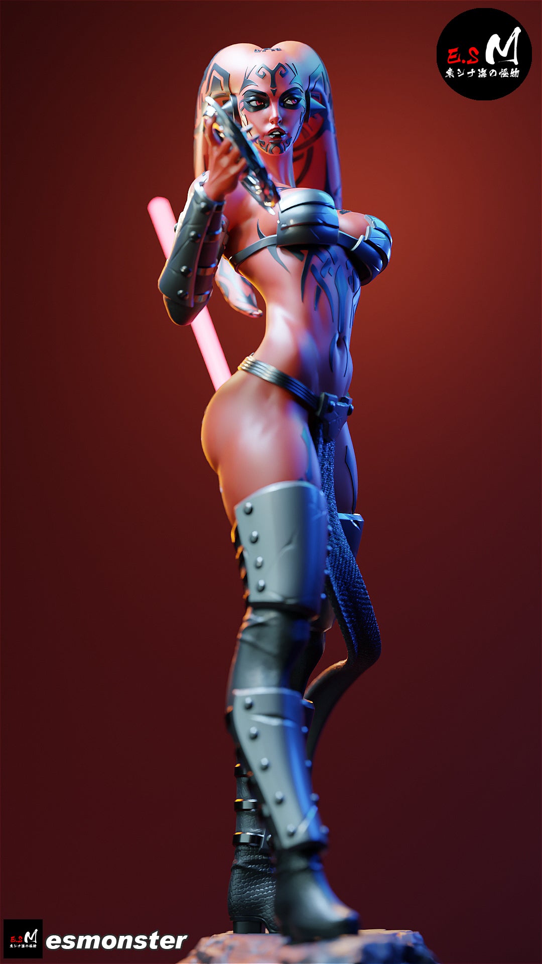 Darth Talon Statue 3D-Printed Kit