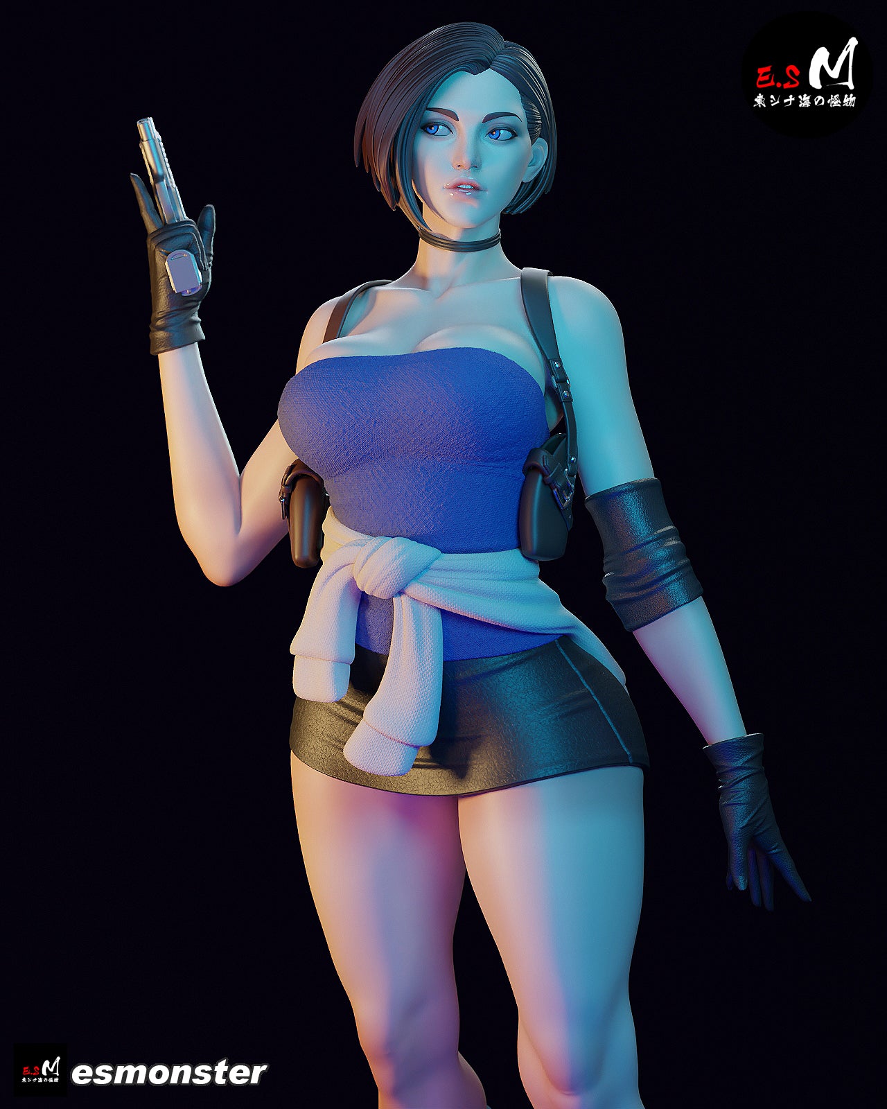 Jill Valentine Statue