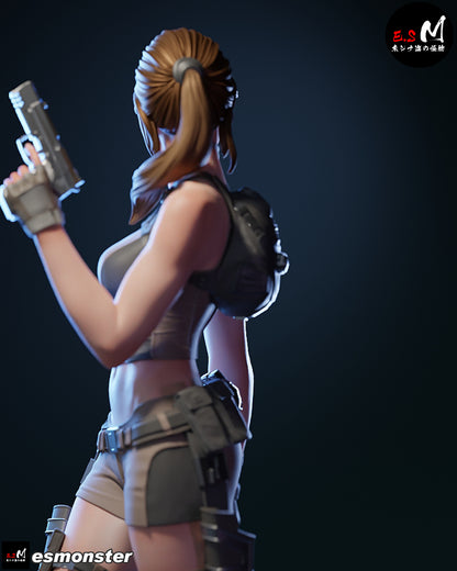 Lara Croft Statue 3D-Printed Kit