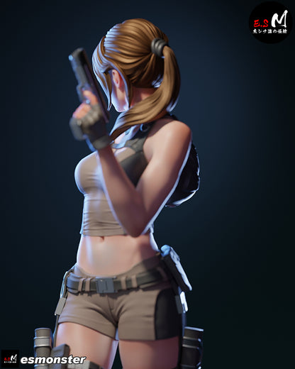 Lara Croft Statue 3D-Printed Kit