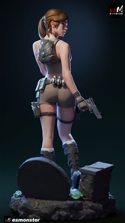 Lara Croft Statue 3D-Printed Kit