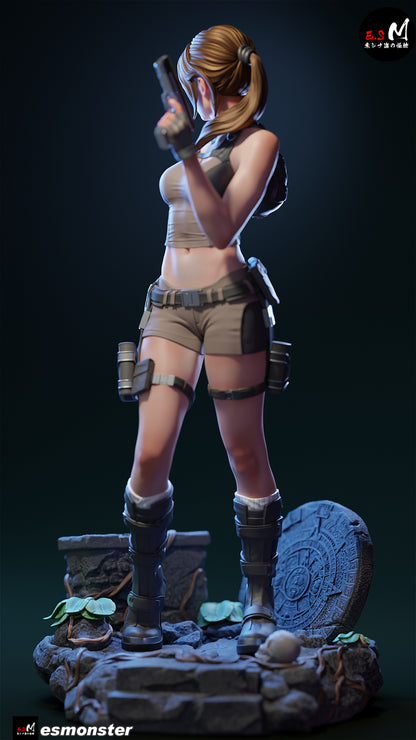 Lara Croft Statue 3D-Printed Kit