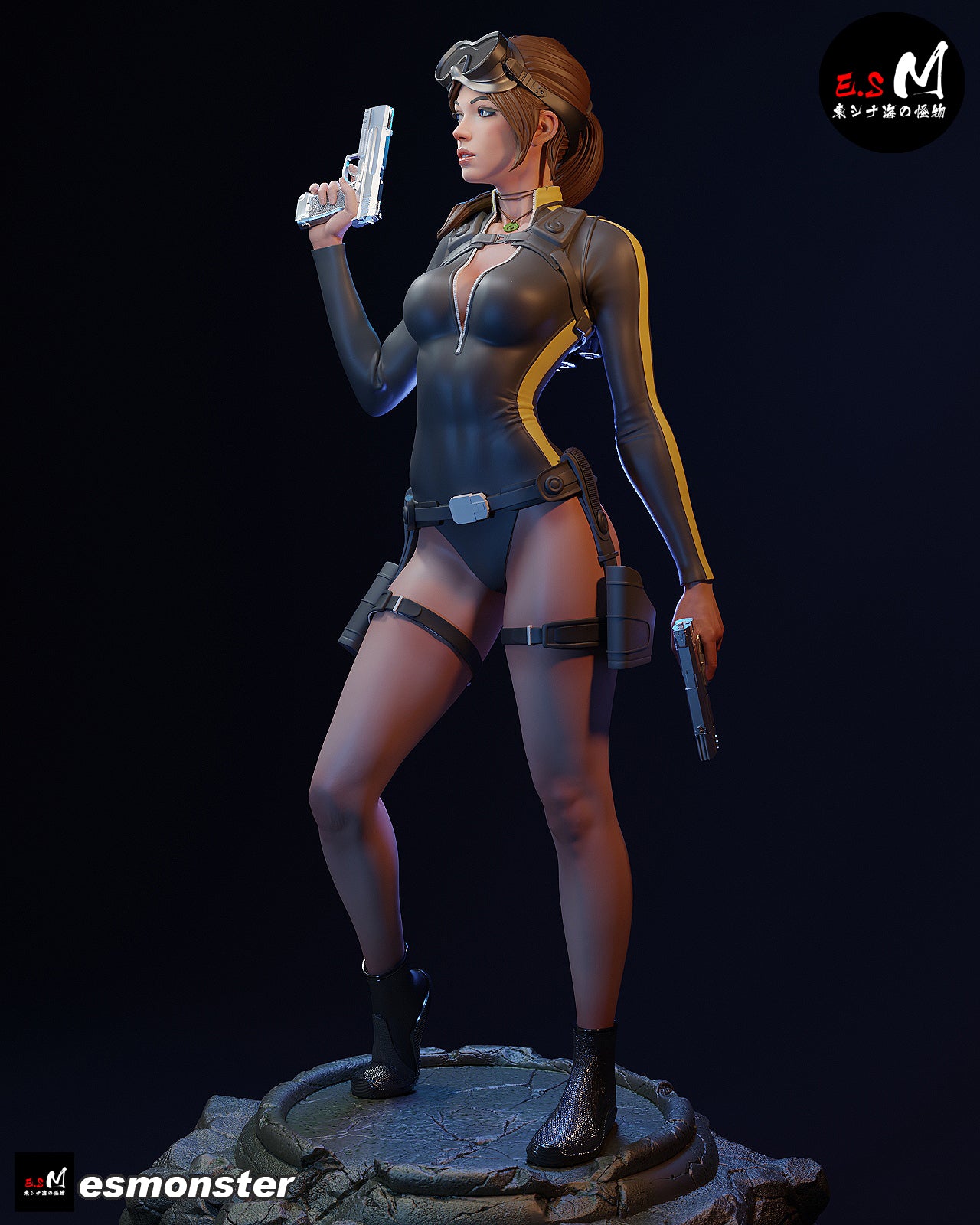 Lara Croft (Dive Suit) Statue