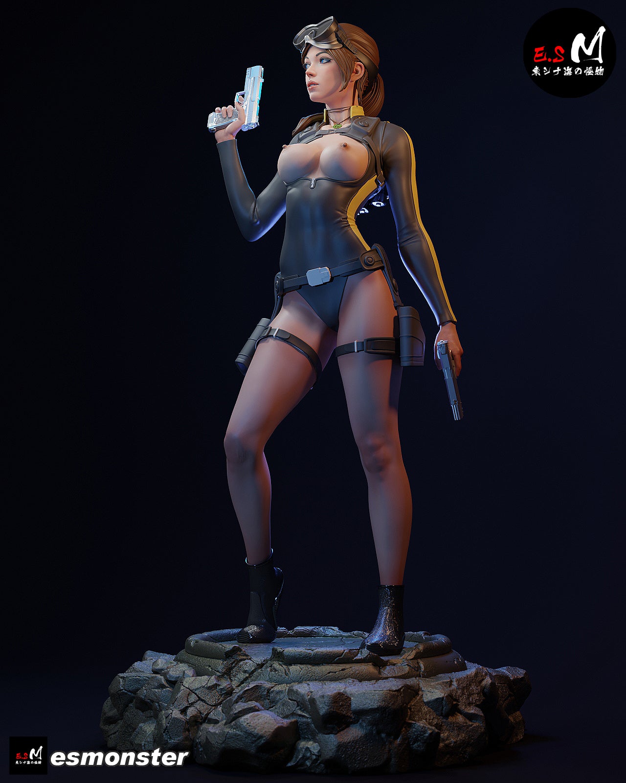 Lara Croft (Dive Suit) Statue