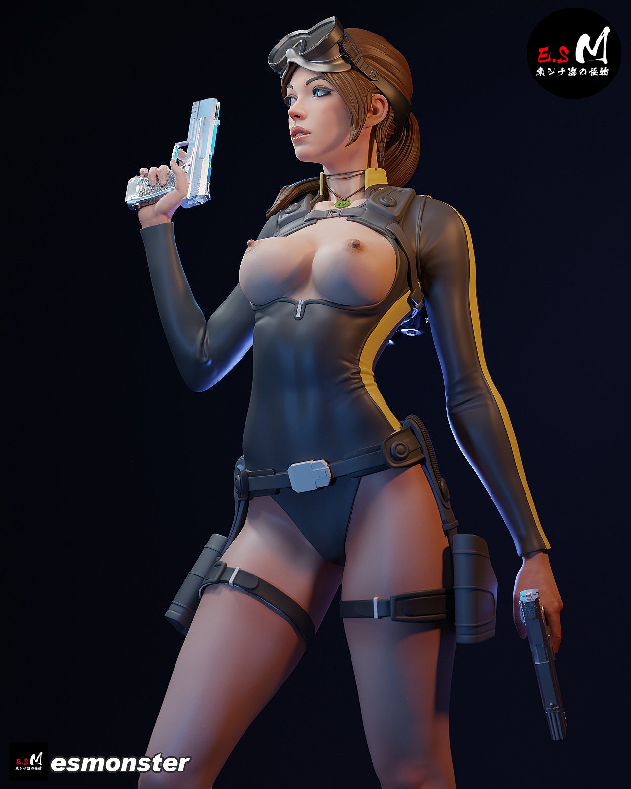 Lara Croft (Dive Suit) Statue