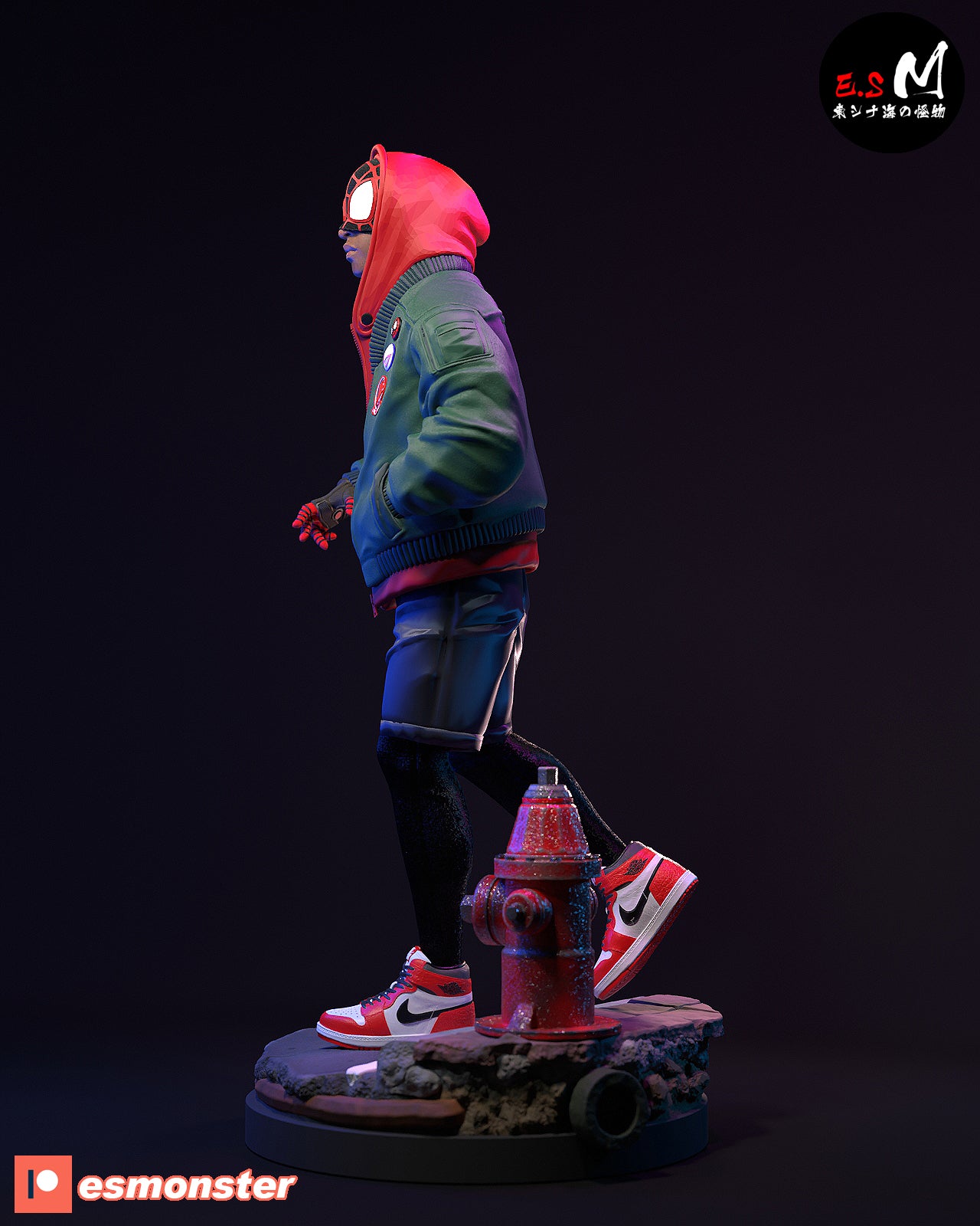 Miles Morales Statue