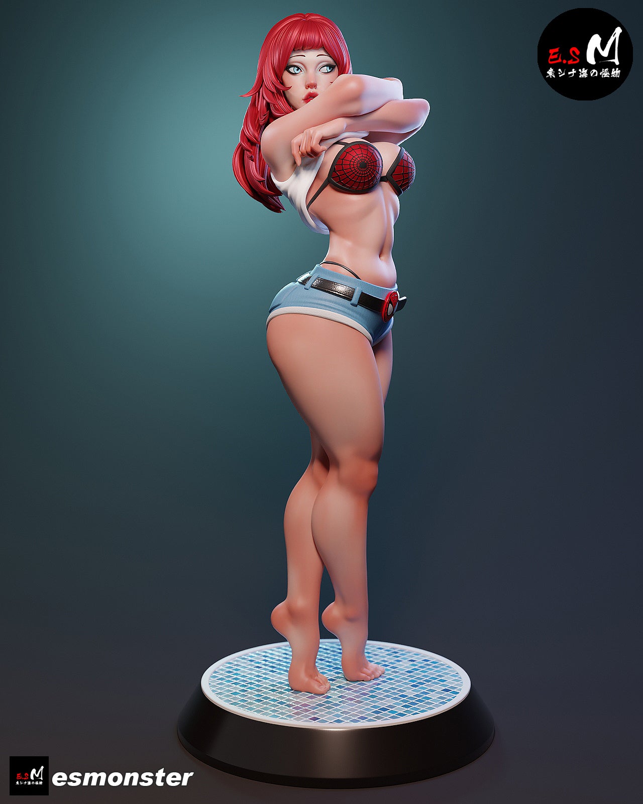 Mary Jane Statue 3D-Printed Kit