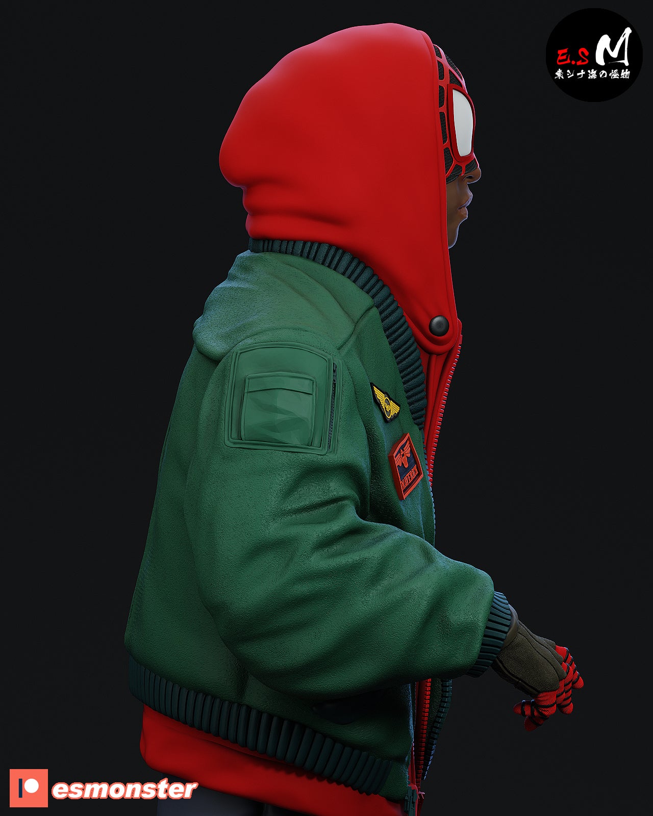 Miles Morales Statue