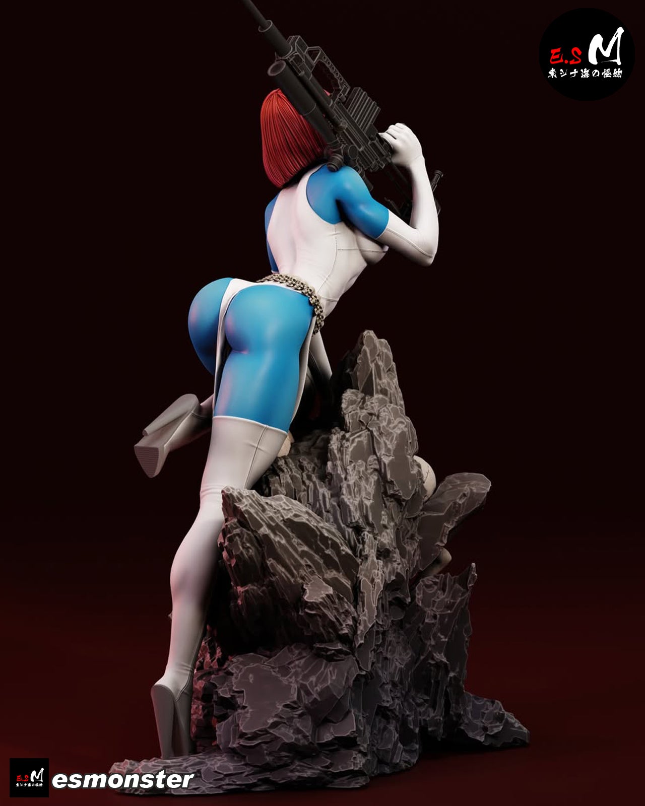 Mystique Statue 3D-Printed Kit