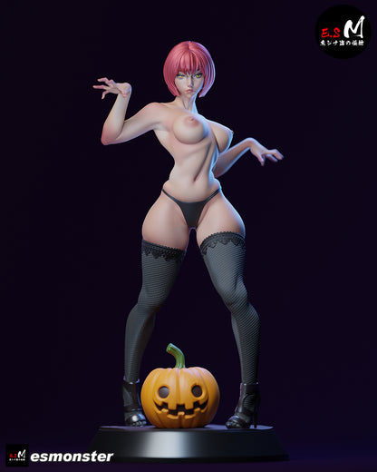 Lady Pumpkin Statue