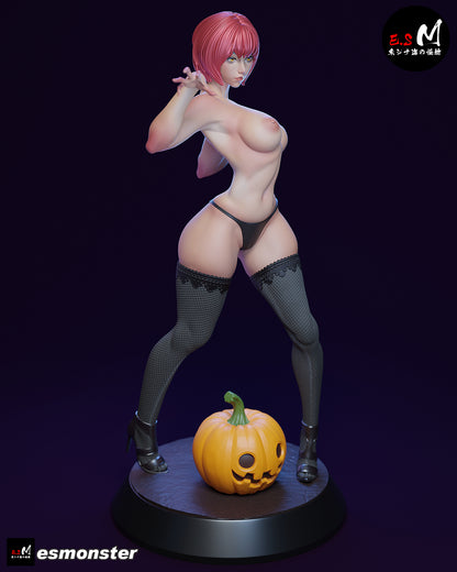 Lady Pumpkin Statue